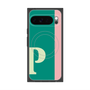 Premium Square Case with Pixelsnap［ Original - initial color line - P green ］