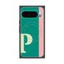 Premium Square Case with Pixelsnap［ Original - initial color line - P green ］