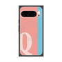Premium Square Case with Pixelsnap［ Original - initial color line - Q pink ］