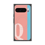 Premium Square Case with Pixelsnap［ Original - initial color line - Q pink ］