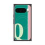 Premium Square Case with Pixelsnap［ Original - initial color line - Q green ］