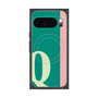 Premium Square Case with Pixelsnap［ Original - initial color line - Q green ］