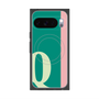 Premium Square Case with Pixelsnap［ Original - initial color line - Q green ］
