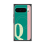 Premium Square Case with Pixelsnap［ Original - initial color line - Q green ］