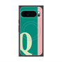 Premium Square Case with Pixelsnap［ Original - initial color line - Q green ］