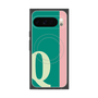 Premium Square Case with Pixelsnap［ Original - initial color line - Q green ］