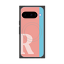 Premium Square Case with Pixelsnap［ Original - initial color line - R pink ］