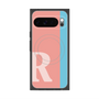 Premium Square Case with Pixelsnap［ Original - initial color line - R pink ］
