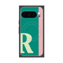 Premium Square Case with Pixelsnap［ Original - initial color line - R green ］