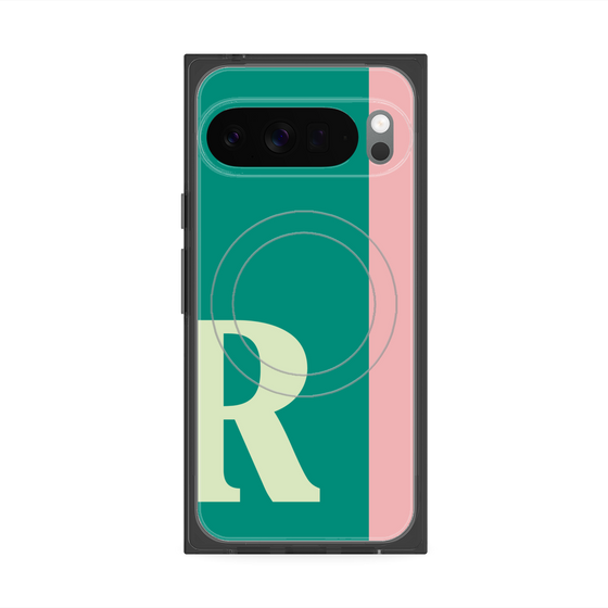 Premium Square Case with Pixelsnap［ Original - initial color line - R green ］