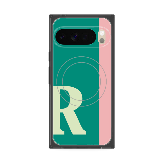 Premium Square Case with Pixelsnap［ Original - initial color line - R green ］