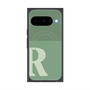 Premium Square Case with Pixelsnap［ Original - initial two tone - R green ］