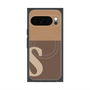 Premium Square Case with Pixelsnap［ Original - initial two tone - S brown ］