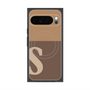 Premium Square Case with Pixelsnap［ Original - initial two tone - S brown ］