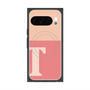 Premium Square Case with Pixelsnap［ Original - initial two tone - T pink ］