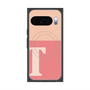 Premium Square Case with Pixelsnap［ Original - initial two tone - T pink ］