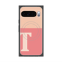 Premium Square Case with Pixelsnap［ Original - initial two tone - T pink ］