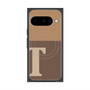 Premium Square Case with Pixelsnap［ Original - initial two tone - T brown ］