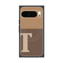 Premium Square Case with Pixelsnap［ Original - initial two tone - T brown ］