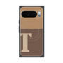Premium Square Case with Pixelsnap［ Original - initial two tone - T brown ］