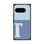 Premium Square Case with Pixelsnap［ Original - initial two tone - T blue ］