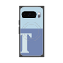 Premium Square Case with Pixelsnap［ Original - initial two tone - T blue ］
