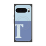 Premium Square Case with Pixelsnap［ Original - initial two tone - T blue ］