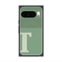 Premium Square Case with Pixelsnap［ Original - initial two tone - T green ］
