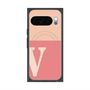 Premium Square Case with Pixelsnap［ Original - initial two tone - V pink ］
