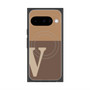 Premium Square Case with Pixelsnap［ Original - initial two tone - V brown ］