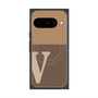Premium Square Case with Pixelsnap［ Original - initial two tone - V brown ］