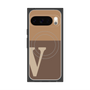 Premium Square Case with Pixelsnap［ Original - initial two tone - V brown ］