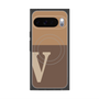 Premium Square Case with Pixelsnap［ Original - initial two tone - V brown ］