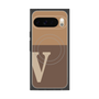 Premium Square Case with Pixelsnap［ Original - initial two tone - V brown ］