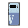 Premium Square Case with Pixelsnap［ Original - initial two tone - V blue ］