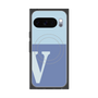 Premium Square Case with Pixelsnap［ Original - initial two tone - V blue ］