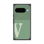 Premium Square Case with Pixelsnap［ Original - initial two tone - V green ］