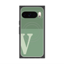 Premium Square Case with Pixelsnap［ Original - initial two tone - V green ］