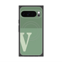 Premium Square Case with Pixelsnap［ Original - initial two tone - V green ］
