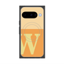 Premium Square Case with Pixelsnap［ Original - initial two tone - W orange ］
