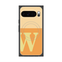 Premium Square Case with Pixelsnap［ Original - initial two tone - W orange ］