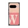 Premium Square Case with Pixelsnap［ Original - initial two tone - W pink ］