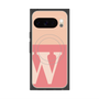 Premium Square Case with Pixelsnap［ Original - initial two tone - W pink ］