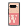 Premium Square Case with Pixelsnap［ Original - initial two tone - W pink ］