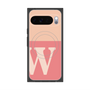 Premium Square Case with Pixelsnap［ Original - initial two tone - W pink ］