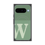 Premium Square Case with Pixelsnap［ Original - initial two tone - W green ］