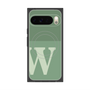 Premium Square Case with Pixelsnap［ Original - initial two tone - W green ］