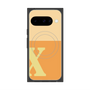 Premium Square Case with Pixelsnap［ Original - initial two tone - X orange ］