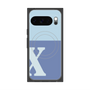 Premium Square Case with Pixelsnap［ Original - initial two tone - X blue ］