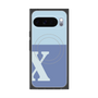 Premium Square Case with Pixelsnap［ Original - initial two tone - X blue ］